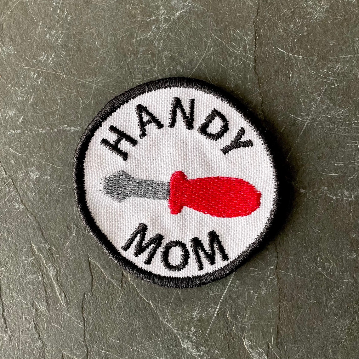 Mothers Day Gift From Kids Award Patch Badge Best Mom Ever Etsy