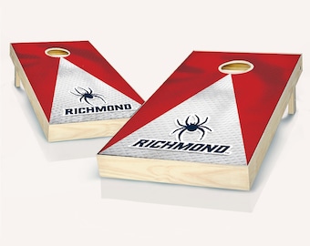Richmond Spiders Cornhole Set, Jersey Style Boards & Bags (Regulation Size)