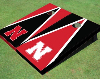 s NCAA Nebraska Huskers cornhole board or vehicle decal 