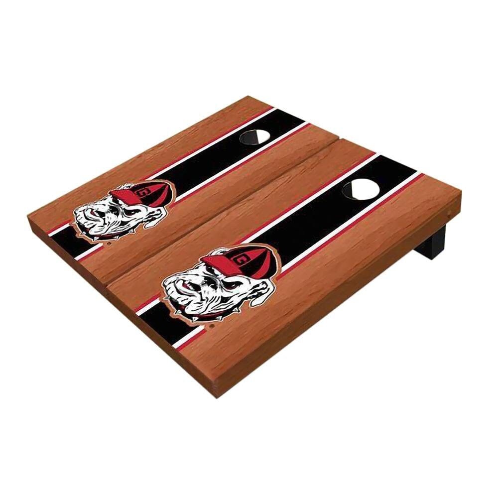 Georgia Bulldogs Cornhole Set Black Rosewood, Includes 8 Bags