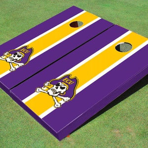 Cornhole Boards: Eastern Carolina ECU Colors - Official NCAA Licensed