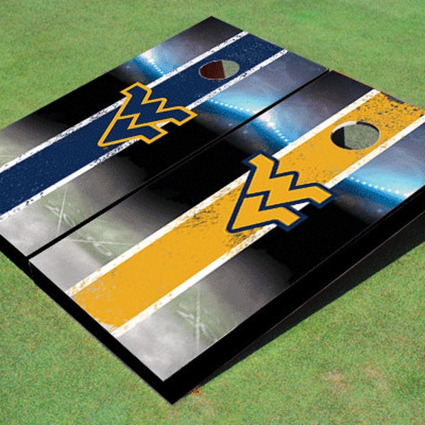 WVU West Vrgna Mountaneers Cornhole Bags - Offcally Lcensed NCAA