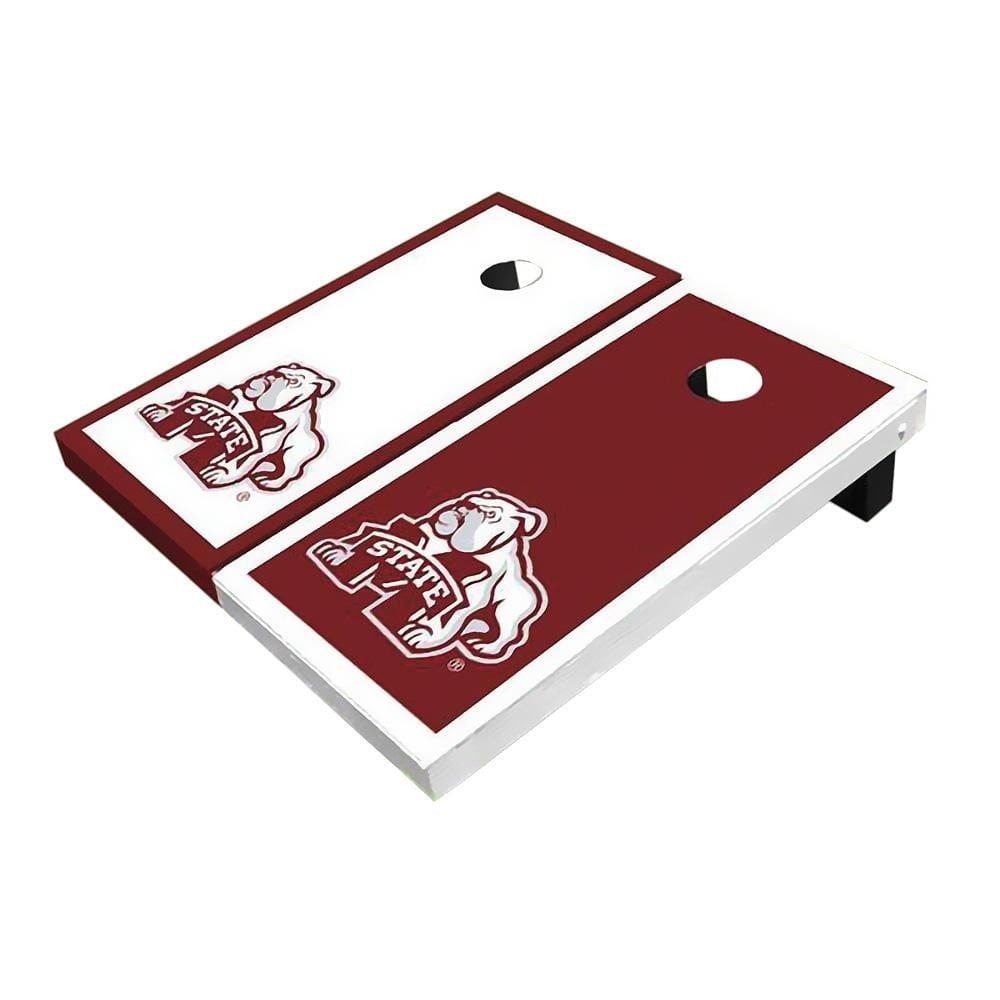 Cornhole Game Set Mississippi State Bulldogs - Includes 8 Bags, Foldable