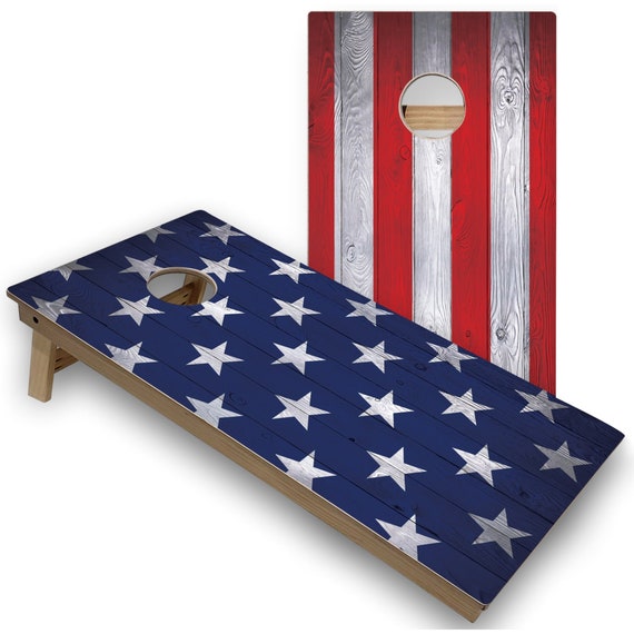 American Flag Cornhole Game Set