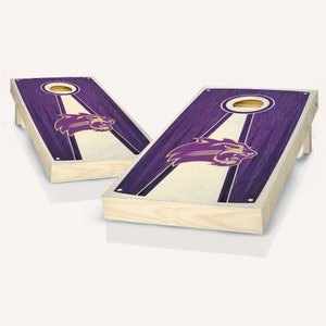 Cornhole Boards and Bags: Western Carolina NCAA Set (Folding Legs Included)