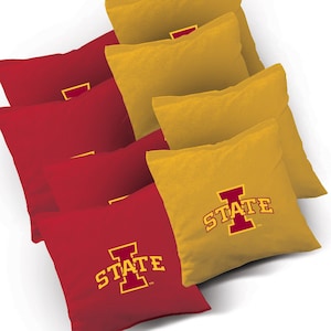 Iowa State Cyclones Cornhole Bags - Officially Licensed NCAA Regulation Corn Hole Bags