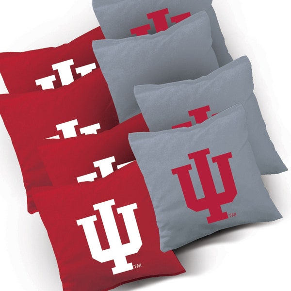 Indiana Hoosier Cornhole Bags - Officially Licensed NCAA Regulation Corn Hole Bags