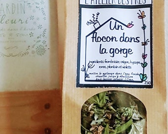 Tisane "un flocon dans la gorge"