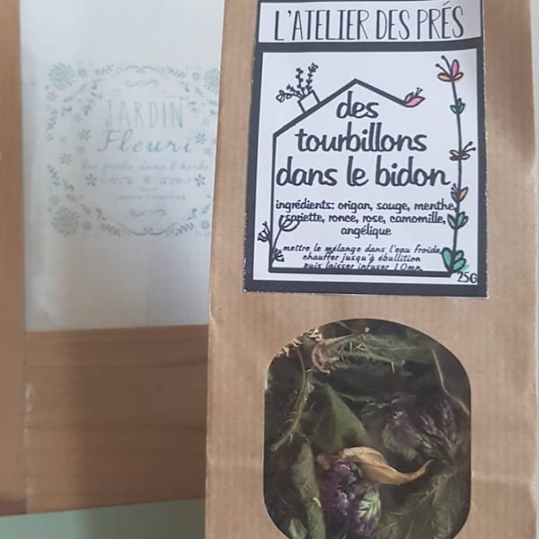 Tisane "tourbillons dans le bidon" digestion