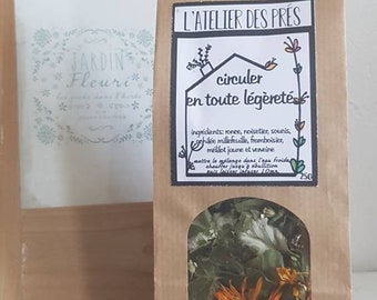 Tisane "circuler en toute légèreté" jambes lourdes