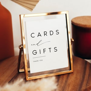Placas editáveis para cartões e presentes, placas para impressão, placas de casamento modernas e minimalistas, placas de mesa para presentes de casamento, placas de recepção de casamento de mesa, #KATE