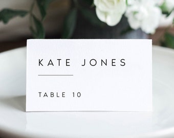 personalised calligraphy cards white wedding place cards white wedding d\u00e9cor,modern wedding d\u00e9cor Minimalist matte place name cards