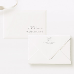 Minimalist Envelope Template Download, Modern Address Label Printable Wedding Envelope Templett Address Template,  Templett, #GSLL #CCL