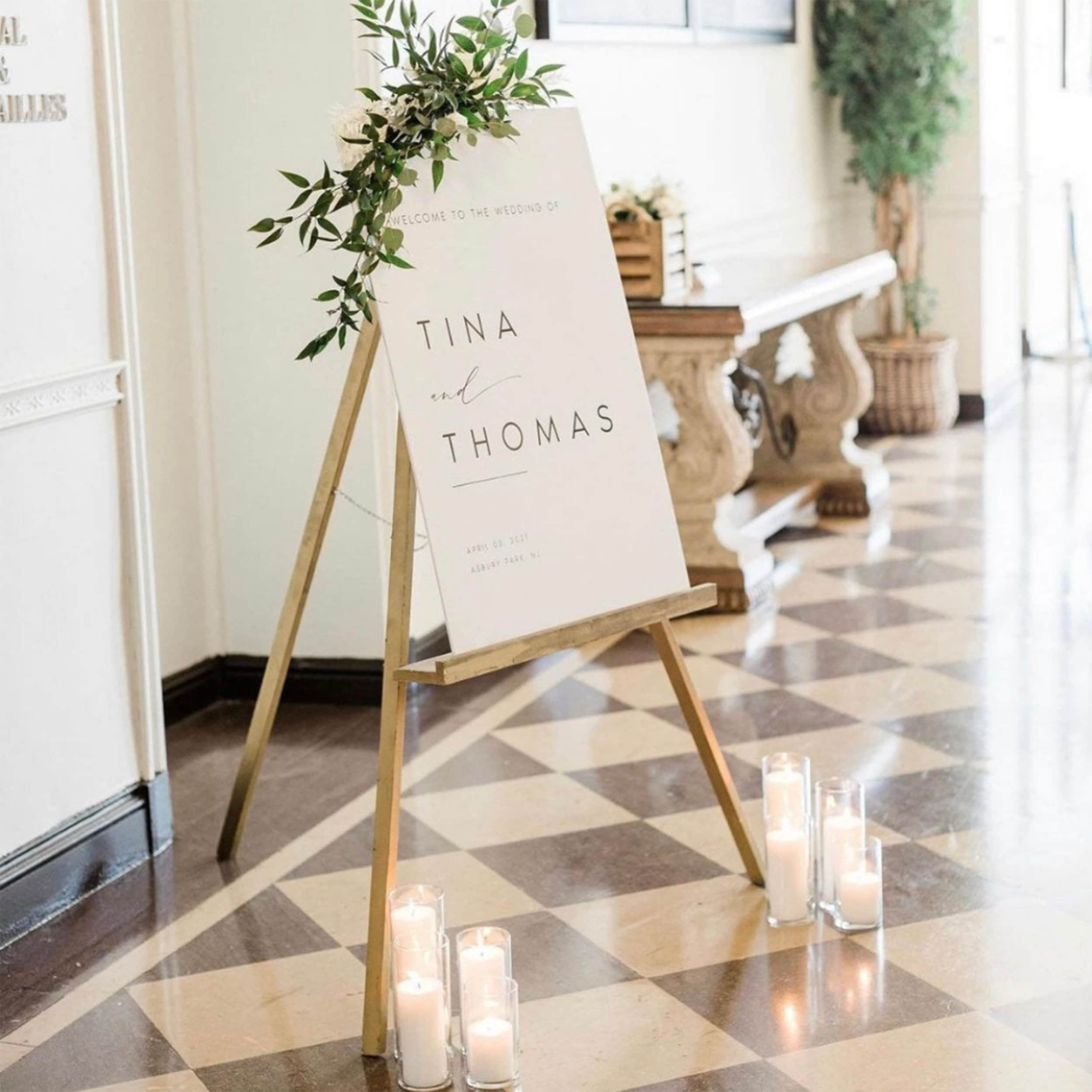 Modern Minimalist Wedding Welcome Sign Template (digital Download) KATE ...