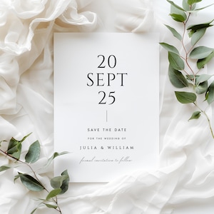 Hochzeit Save the Date Karten, Hochzeit Geschenk, Minimale Hochzeit Save the Date Karten mit Umschlägen, Hochzeitskarten, Modern, #JLIA