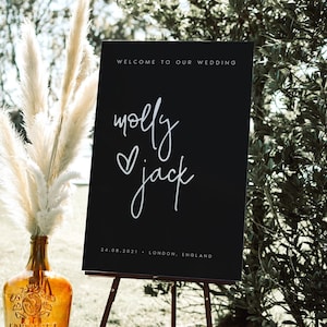 Wedding Signs, Wedding Welcome Sign Template, Welcome Wedding Sign, Wedding Signage, Welcome to Our Wedding, Wedding Welcome Board, #MOLLY