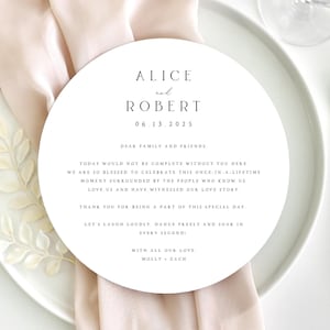 Cartes de remerciement rondes pour mariage, remerciement rond en papier texturé minimaliste moderne, baby shower, remerciement d'anniversaire, fête, #ALC