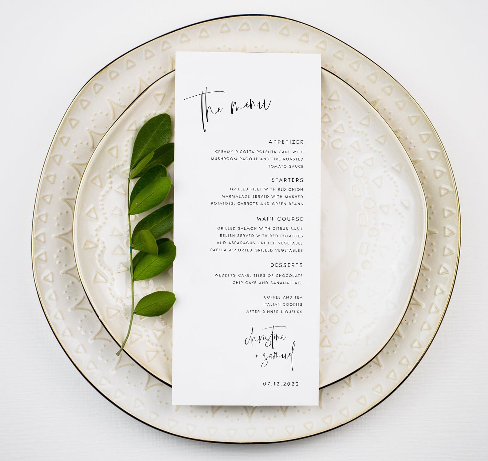 Wedding Menu Template Wedding Menu Printable Edit With - Etsy