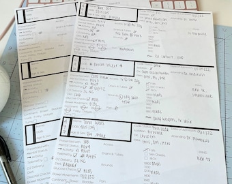 Medical Surgical/Telemetry Report Sheet|Nursing Report Sheet|Easy Nursing|Nursing Made Easy|Nurse Report