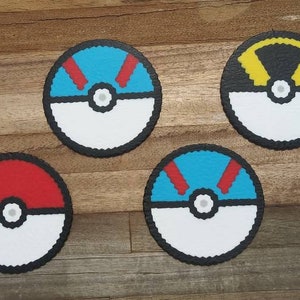 Pokeball Coasters Set of 6