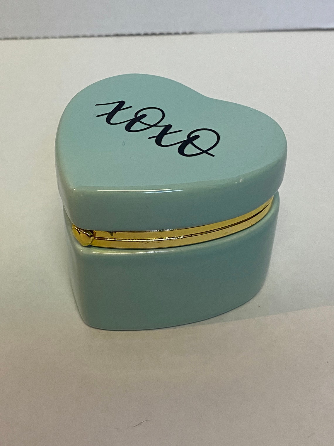 Ceramic Colored Heart Container Jewelry Heart Container Etsy