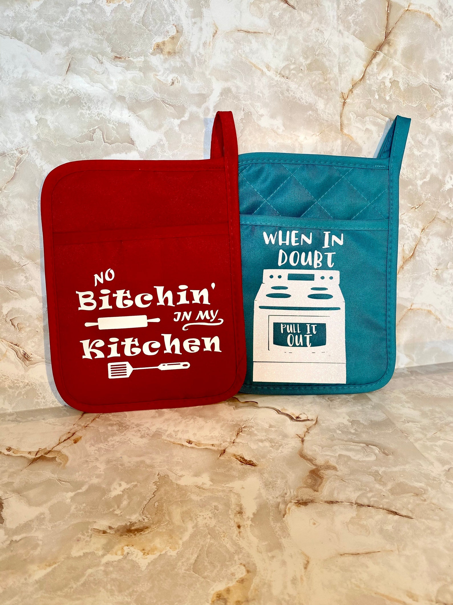 Custom Oven Mitts Custom Funny Saying Oven Mitts Comedy Etsy