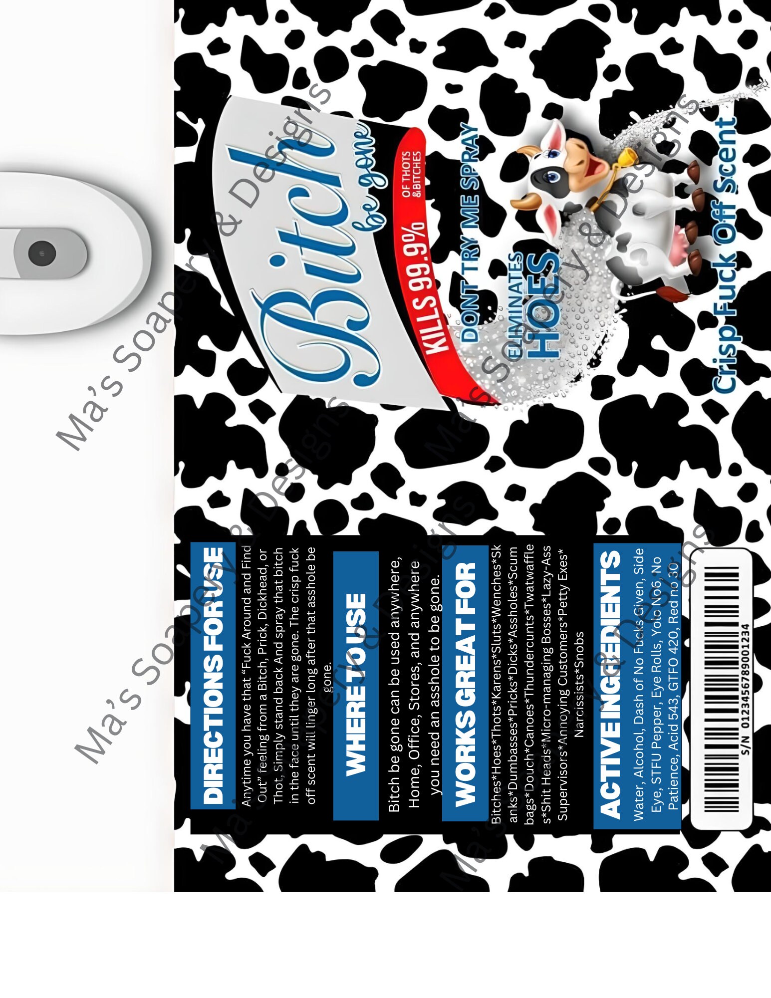 Bitch Be Gone Tumbler Wrap Pngjpg, Bitch Repellent 20oz Skinny Tumbler ...