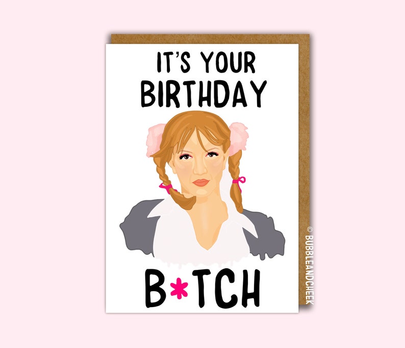 Britney Spears Birthday Card It's Your birthday Btch | Etsy