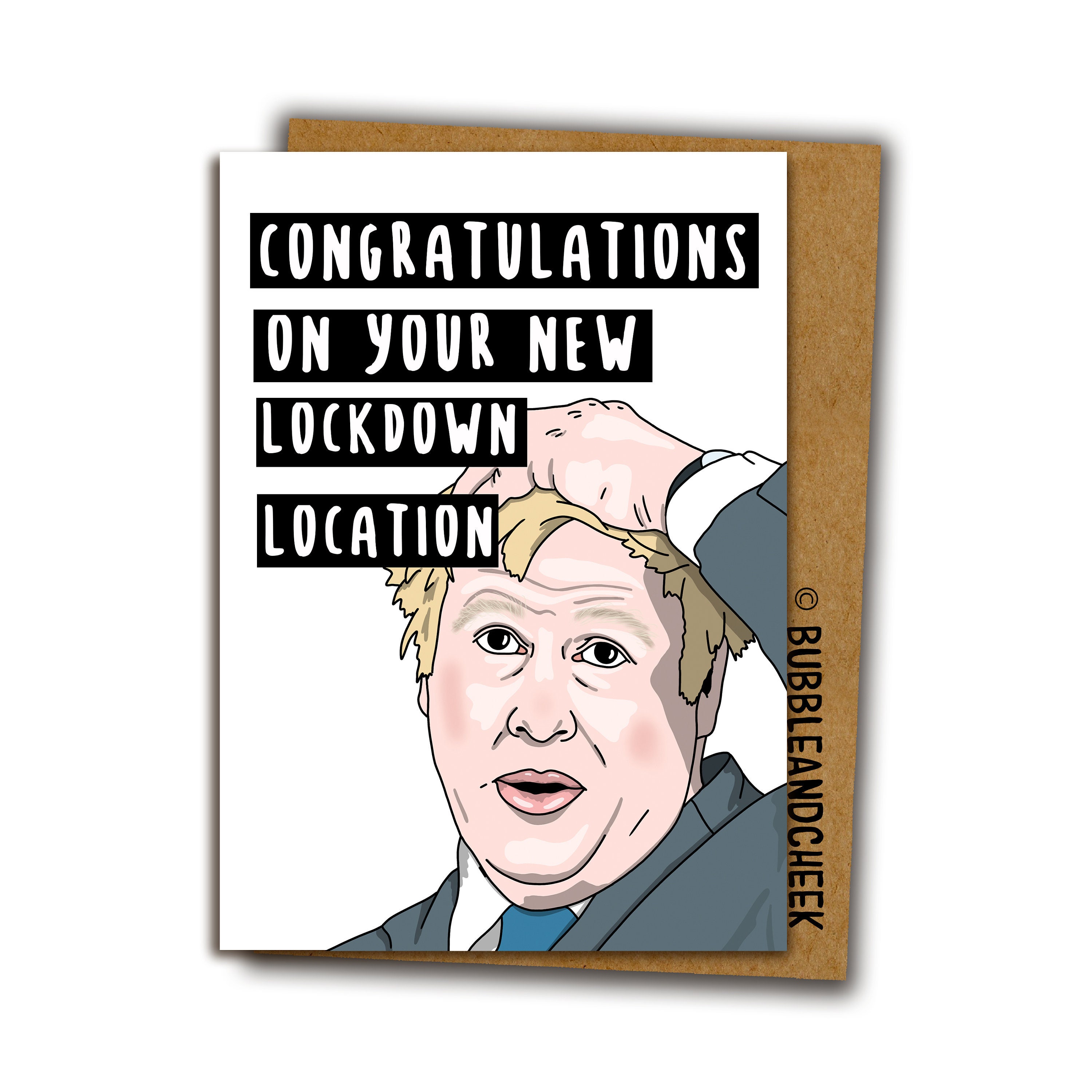 Boris Johnson Card | New House Card | New Lockdown Location | First H…