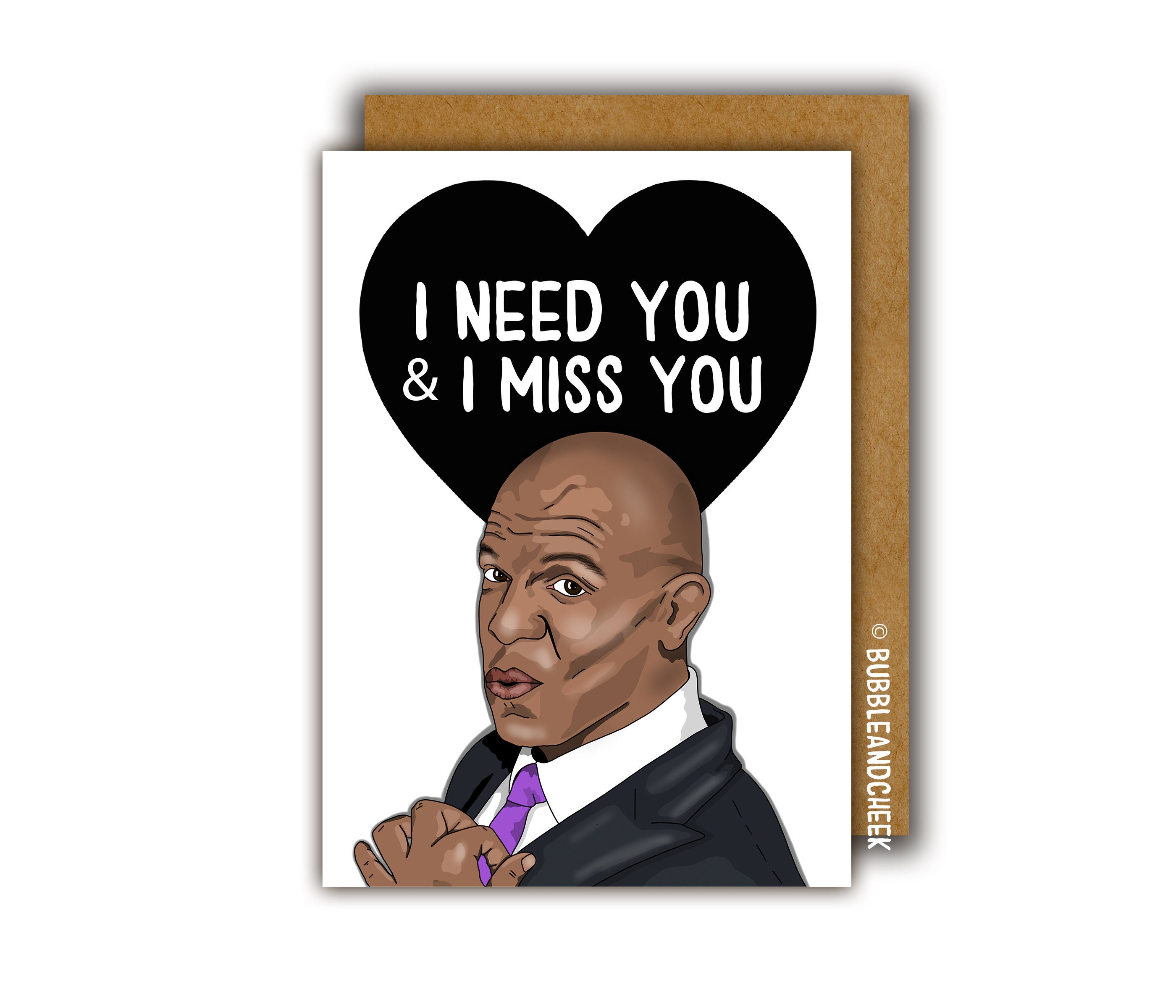 Terry Crews Card Funny Miss You Card I Need You I Miss You | Etsy