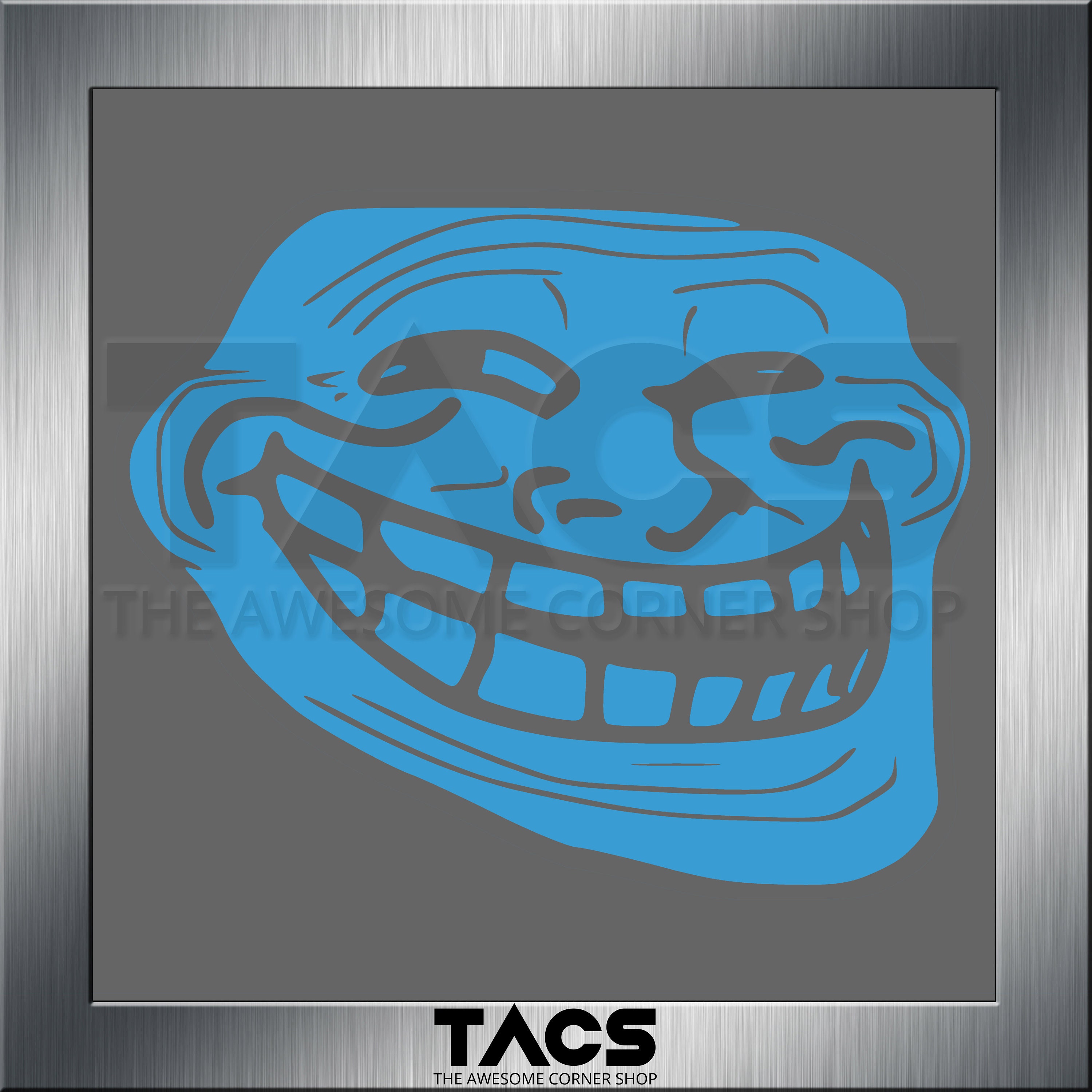 Internet Troll Face Trollface Trolling Car Bumper Vinyl Sticker Decal 5X4