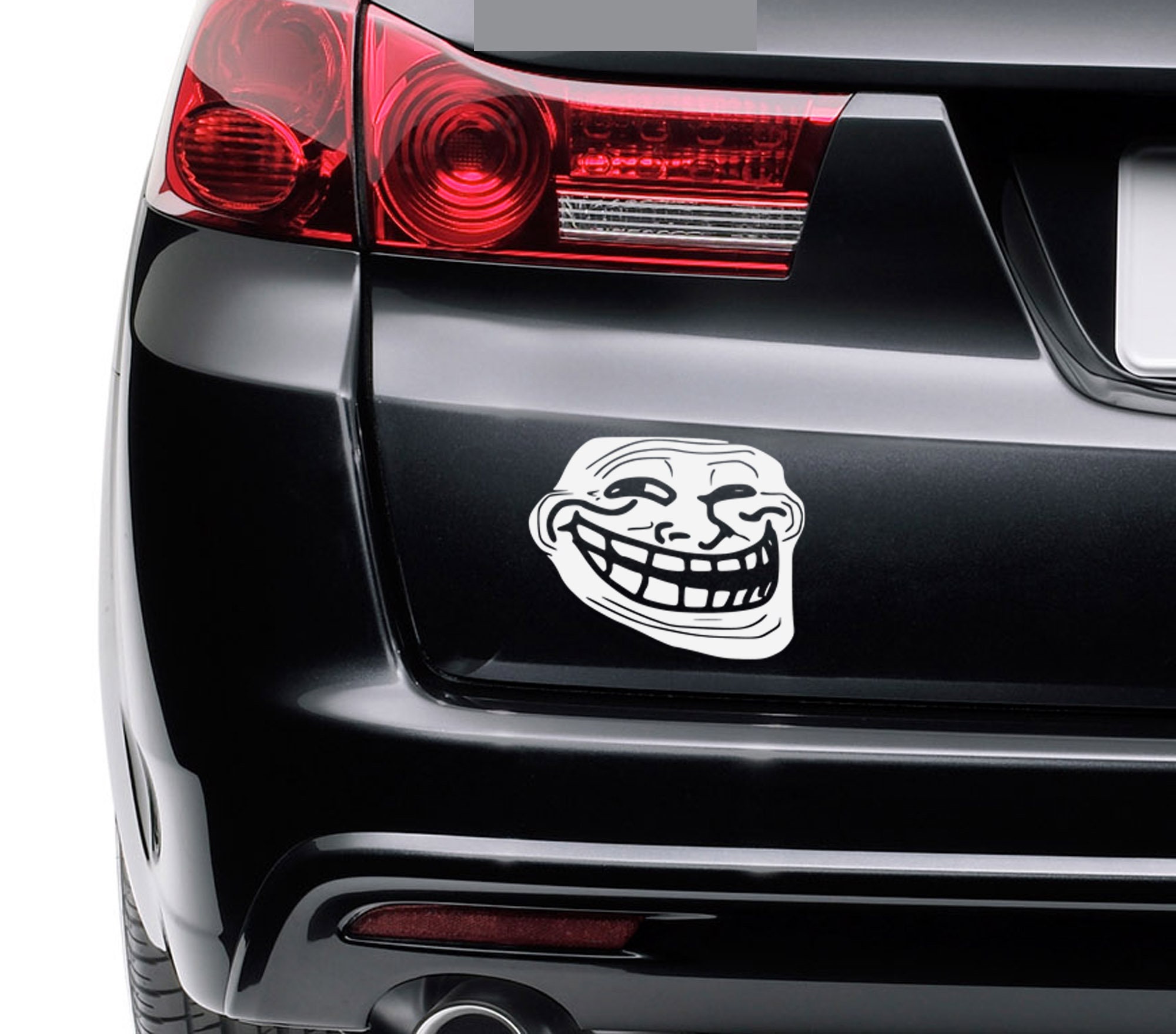 Internet Troll Face Trollface Trolling Car Bumper Vinyl Sticker Decal 5X4