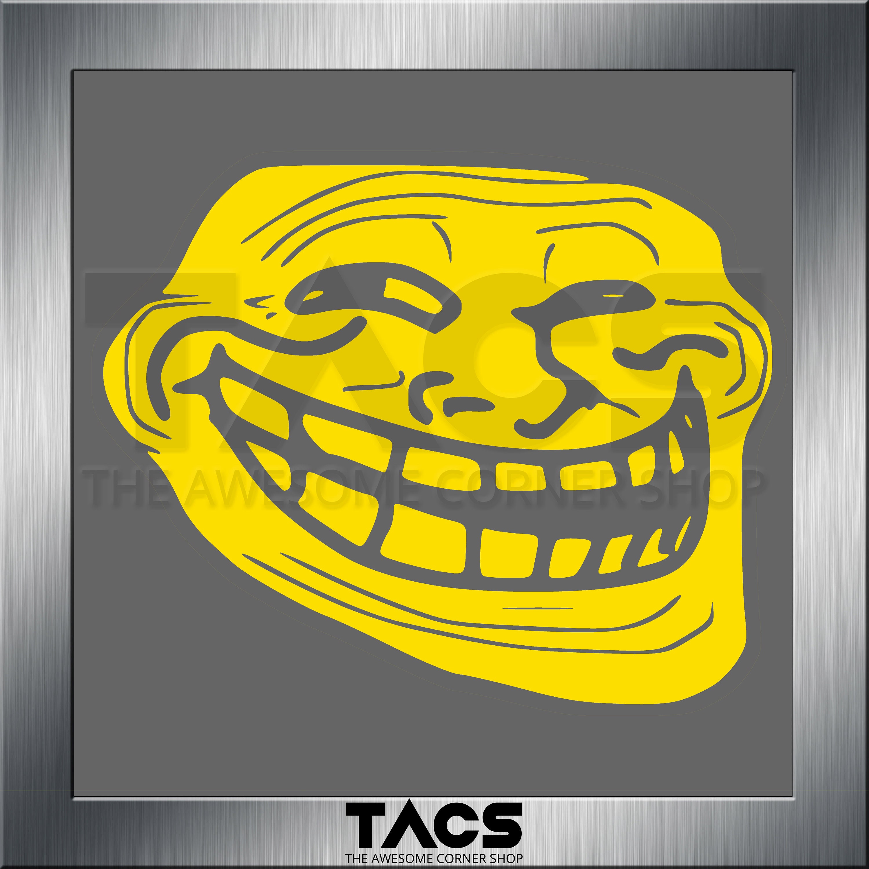 Troll Face Meme Decal Sticker 