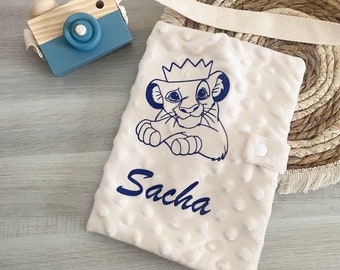 Lion King Birth Health Book / Baby Health Book / Girl and Boy Birth Gift / Personalized Health Book