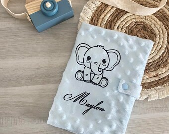 Elephant Birth Health Record / Baby Health Record / Birth gift for girl and boy / Personalizable Health Record / Creative