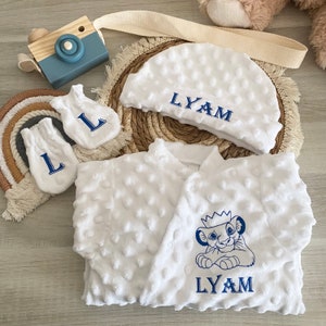 Personalized Baby Box Lion King Baby Gifts Birth Gift Personalized Birth Box Baby Birth Baby Creator image 2