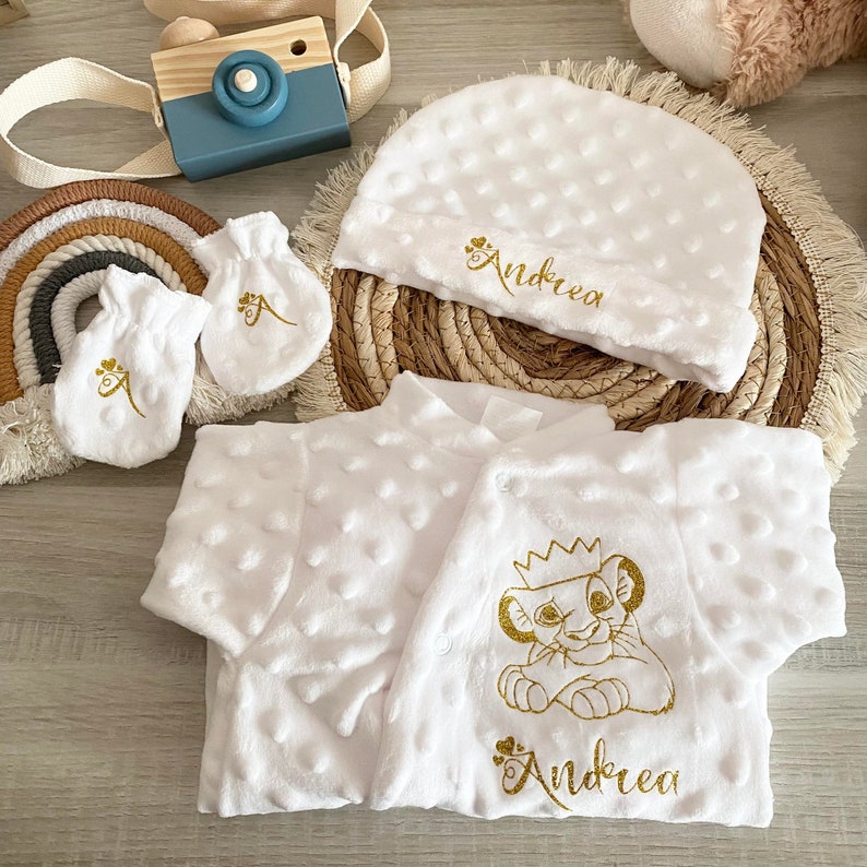 Personalized Baby Box Lion King Baby Gifts Birth Gift Personalized Birth Box Baby Birth Baby Creator image 1