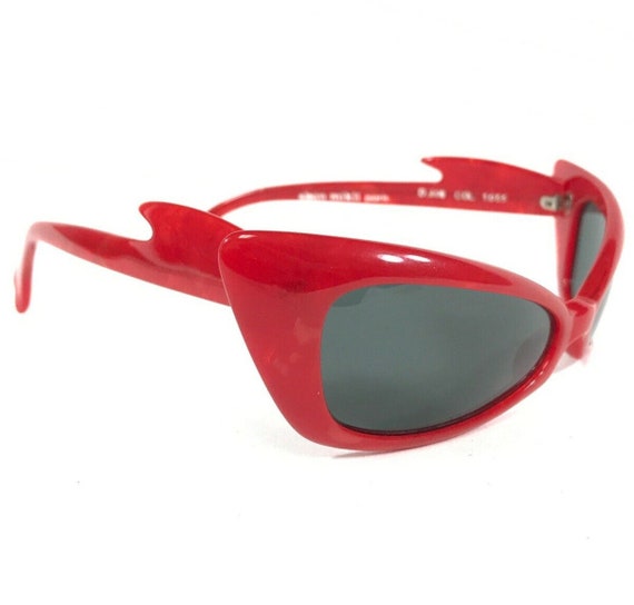 Vintage Alain Mikli Sunglasses D.308 COL 1055 Red… - image 3