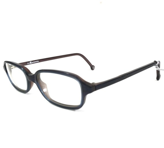 Vintage la Eyeworks Eyeglasses Frames ZED 244 Blu… - image 2