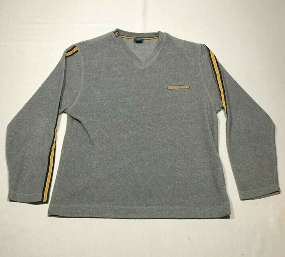 Vintage Nautica Jeans Co Sweatshirt Mens L Gray L… - image 1