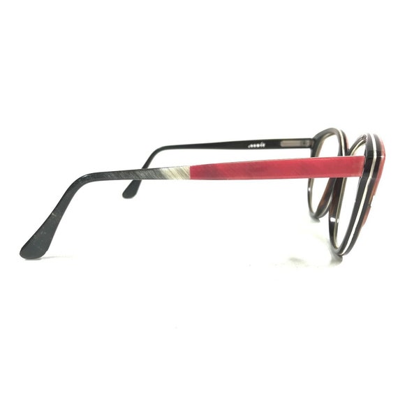 Vintage Buffalo Horn Eyeglasses Frames Striped Gr… - image 3