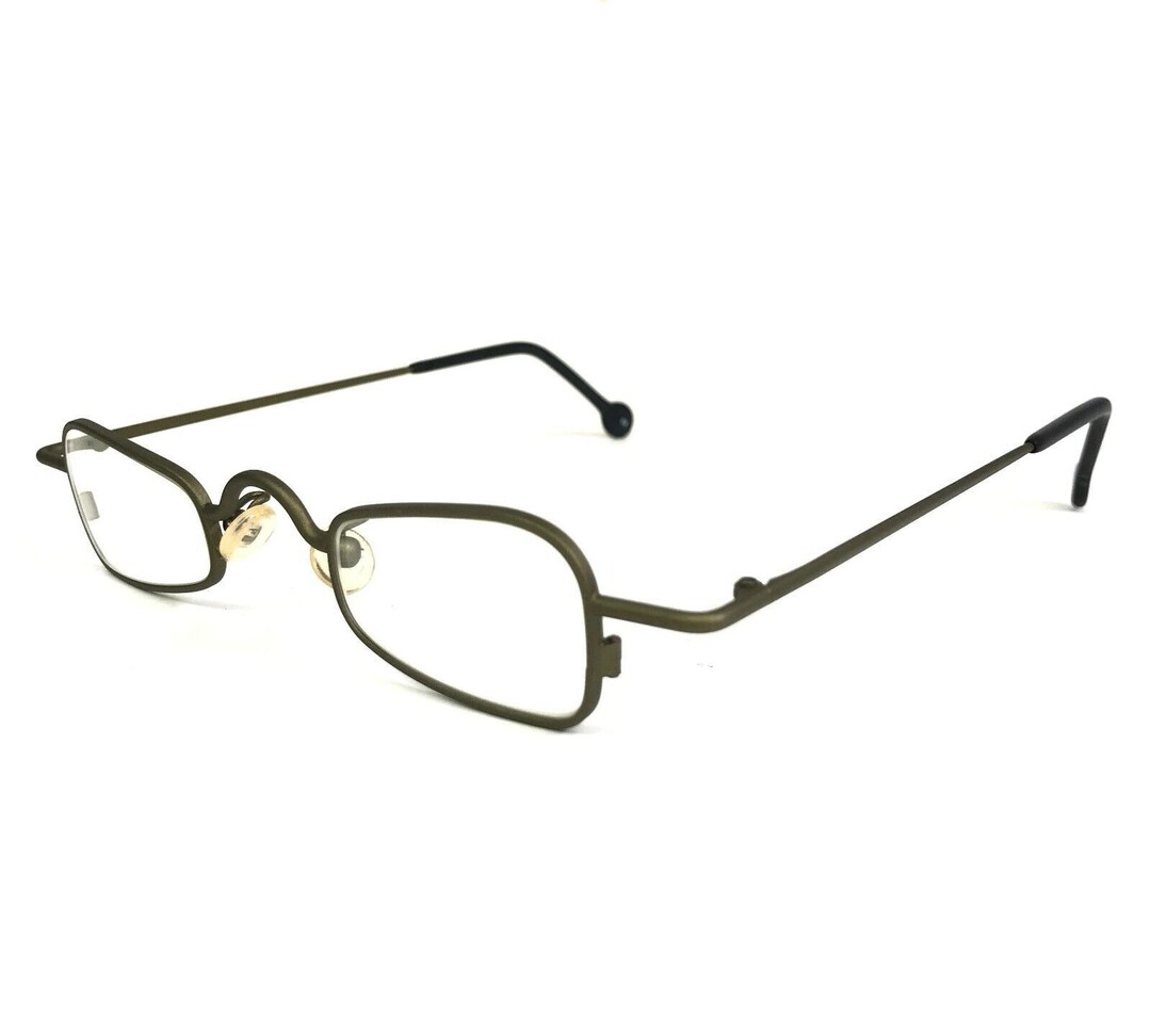 Vintage La Eyeworks Eyeglasses Frames TWEET 438 Matte Olive Etsy