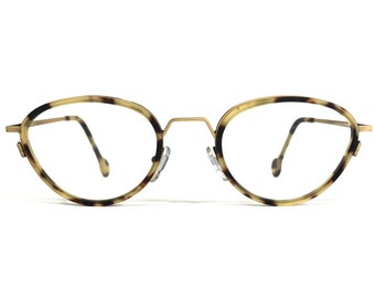 Vintage la Eyeworks Eyeglasses Frames SAM 356M442 Brown Tortoise Gold 48-23-130