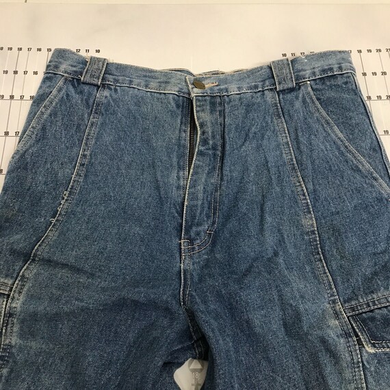 Vintage Cotler Jeans Mens 33 Medium Blue Paper Ba… - image 8
