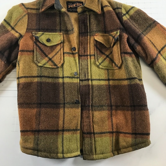 Vintage Sears Roebuck Coat Mens Small 16 33 Brown… - image 5