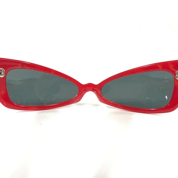 Vintage Alain Mikli Sunglasses D.308 COL 1055 Red… - image 10