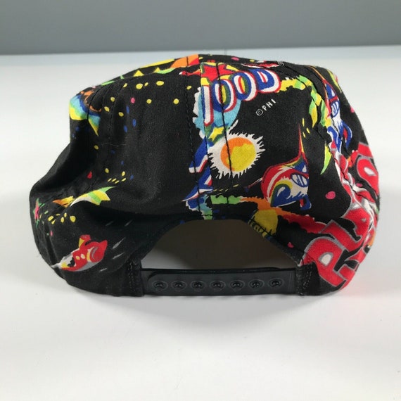 Vintage Planet Hollywood Snapback Hat Black Rainb… - image 3