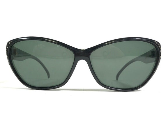 Vintage Polaroid Sunglasses 8756 B Black Square C… - image 1