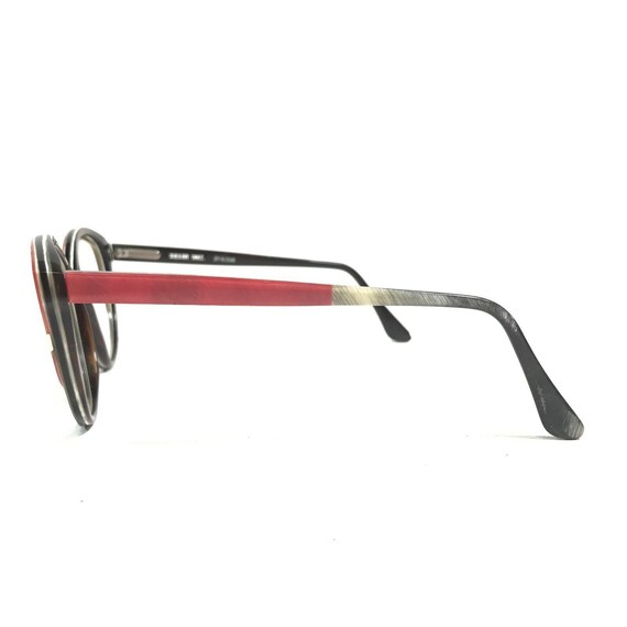 Vintage Buffalo Horn Eyeglasses Frames Striped Gr… - image 5