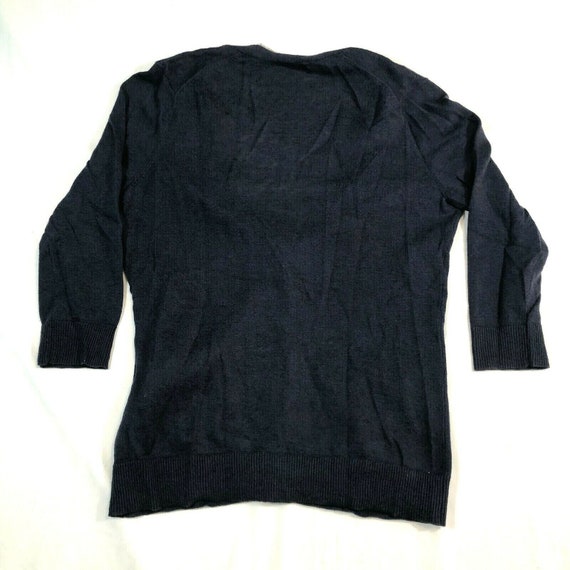 Armani Exchange Sweater Women S Navy Blue Linen C… - image 4